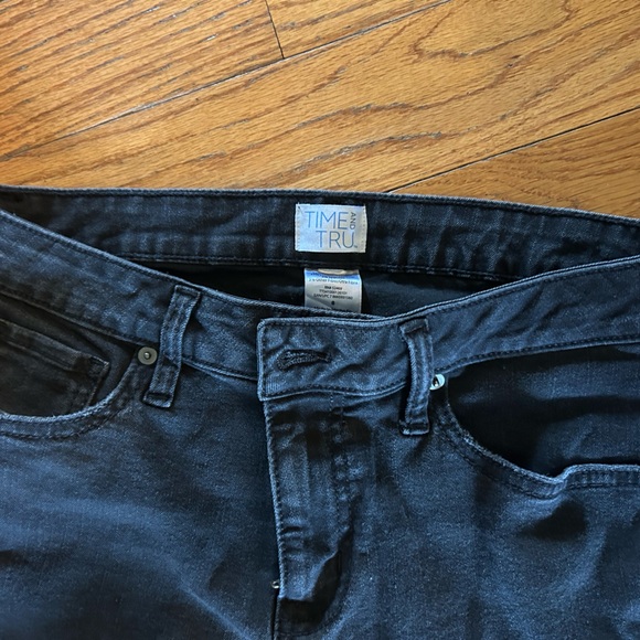 Black flare Time and True stretch jeans size 8 - Picture 2 of 3